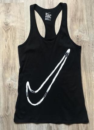 Женская хлопковая майка с логотипом nike