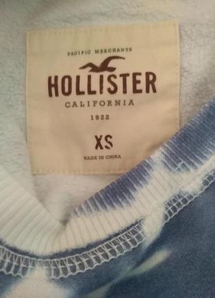 Свитшот hollister, размер xs, большемерит на m-l, можно как оверсайз4 фото