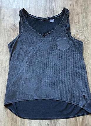 Жіноча бавовняна майка з логотипом g-star raw