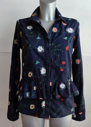 Сорочка next з вишивкою красивих квітів2 фото
