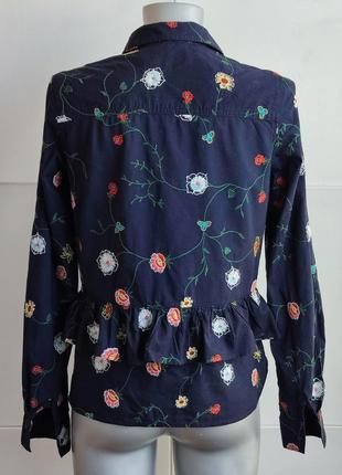 Сорочка next з вишивкою красивих квітів7 фото