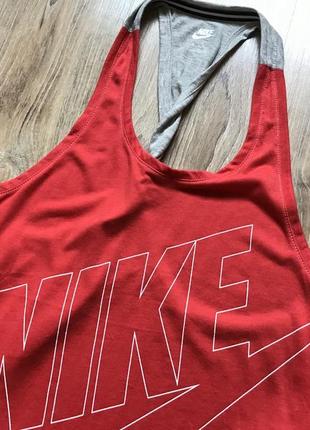 Жіноча бігова бавовняна майка з логотипом nike4 фото