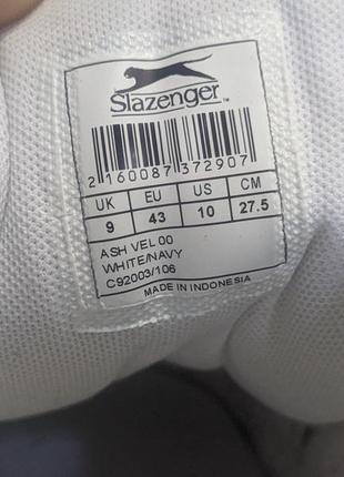 Кроссовки кожаные slazenger7 фото