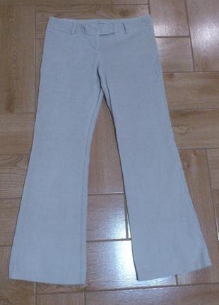 Джинсы вельветовые женские бежевые джинси вельветові жіночі бежеві moda international р.121 фото