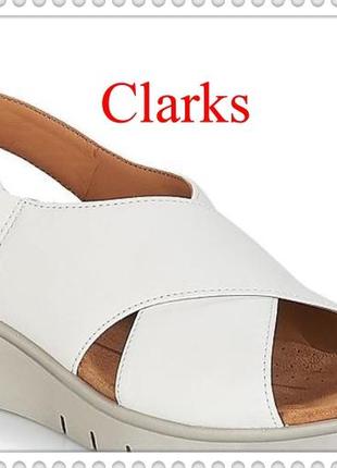 Р.37 clarks жіночі шкіряні босоніжки оригінал