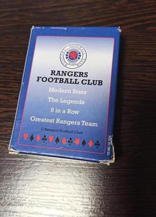 Коллекционная колода карт rangers football club.2 фото