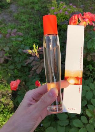 Туалетна вода summer white sunset avon