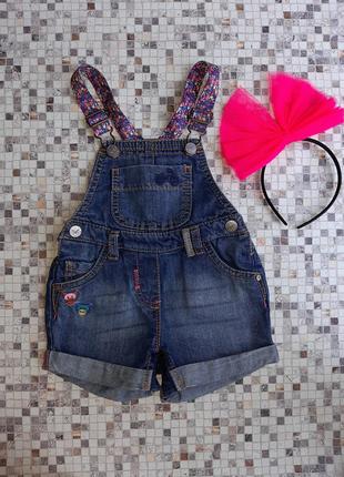 Джинсовий комбінезон 12 міс