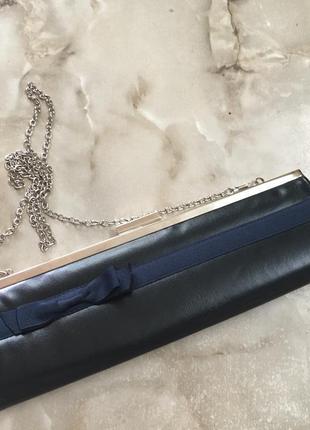 Елегантний шкіряний клатч сумочка на ланцюжку 💯 % шкіра 30*9,5
