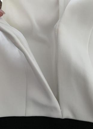 Біле коротке ошатне плаття, сукня rare london7 фото