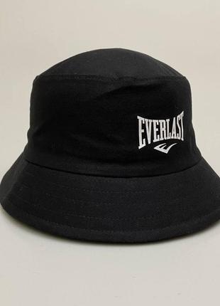 Панама everlast bucket hat черная женская / мужская панамка