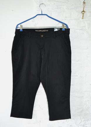 Трендовые черные укороченные  брюки-капри  от бренда c&a yessika .3 фото
