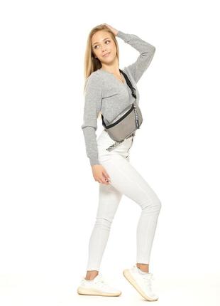 Сумка на пояс бананка sambag tirso mct silver dark7 фото