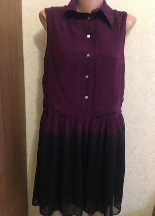 Розпродаж-легке плаття(віскоза)-14 розмір-