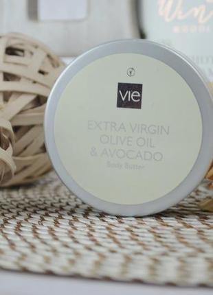 Зволожуюче масло для тіла virgin vie extra virgin olive oil & avocado body butter2 фото