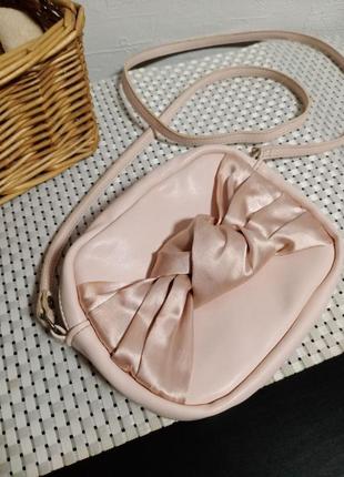 Дитяча сумочка h&m, нм, пудровий ніжний колір1 фото