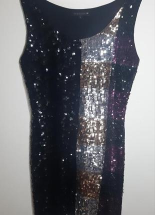 Сукня коктейльне з паєтками