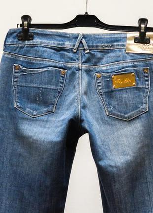 Італійські джинсі бойфренди з потертостями3 фото
