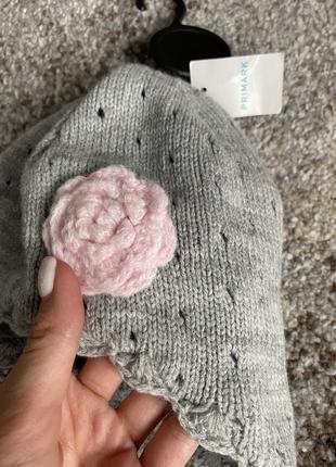 Шапочка для дівчинки 12-24 міс 3