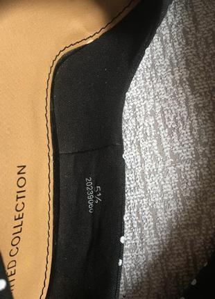 Туфлі в горошок жіночі чорні в горошок на підборах туфлі в горох взуття limited collection - 38р.8 фото