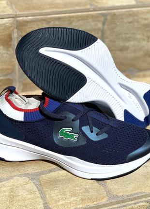 Кросівки lacoste run spin knit 0121 1 sfa 7-42sfa0065092 текстиль сині 37.