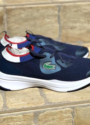 Кросівки lacoste run spin knit 0121 1 sfa 7-42sfa0065092 текстиль сині 37.2 фото