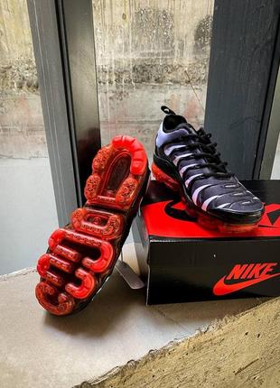 Кроссовки nike air vapormax plus "red/black/white"6 фото