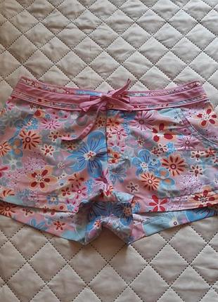 Летние шорты в цветы цветастые шорты на пляж