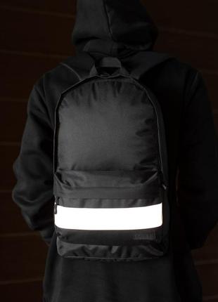 Городской рюкзак south classic black reflective2 фото