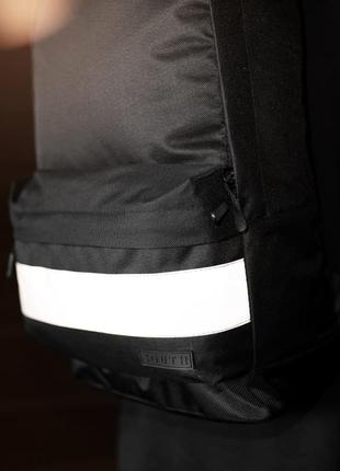 Городской рюкзак south classic black reflective6 фото