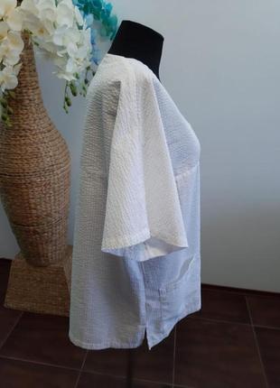 Блуза с карманами коттон италия6 фото