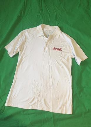 Футболка поло с, м кока кола