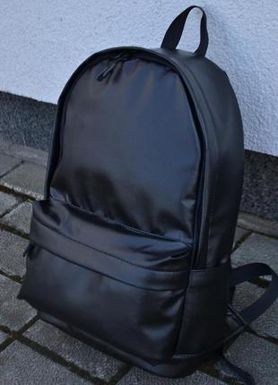 Рюкзак городской из эко-кожи мужской – женский / кожаный / для ноутбука / для девушек, для парней.5 фото