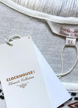 Женская майка блуза в бохо стиле с орнаментом clockhouse4 фото