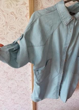 Рубашка over size (bershka) 2