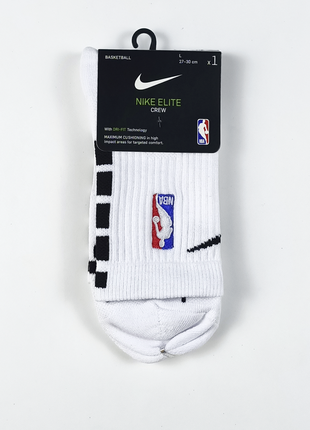 Носки nike u nk elite crew - nba  sx7587-100 баскетбольные носки2 фото