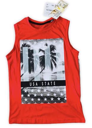 Червона майка для хлопчика