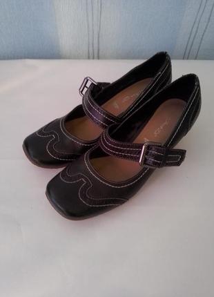Шкіряні класичні туфлі janet d.1 фото