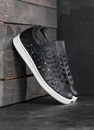 Перфорированые літні кросівки adidas stan smith cutout w