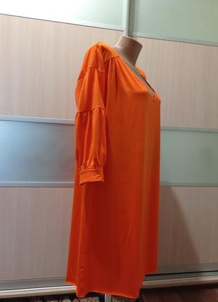 Платье оверсайз оранжевого цвета sheilay2 фото