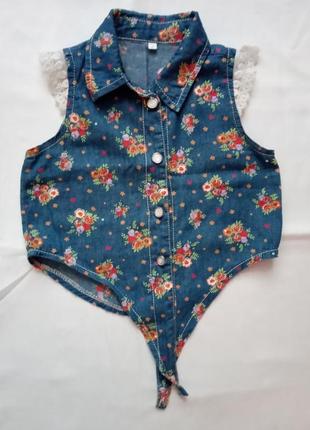 Стильна блузка на дівчинку на 2 / 2.5 року