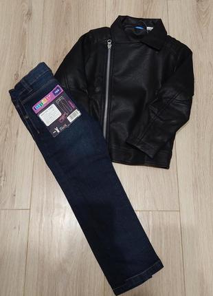 Куртка, джинсы 1041 фото