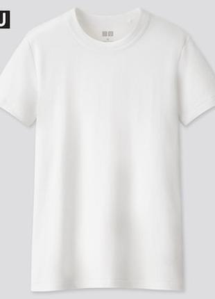 Uniqlo базова футболка полірований хлопок бавовна2 фото