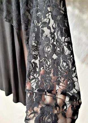 Платье туника с кружевными рукавами luxury by your большой размер6 фото