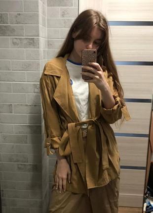 Тренч bershka xs s5 фото