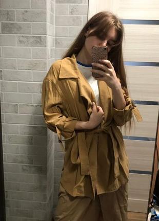 Тренч bershka xs s