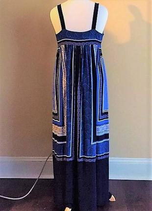Длинное платье сарафан в платочный принт 2х (usa) на 56-58 р4 фото