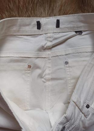 Белые джинсы с вышивкой тсм tchibo, германия5 фото