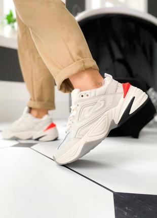 Жіночі кросівки nike m2k tekno / жіночі кросівки найк білі5 фото