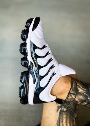 Чоловічі кросівки shipping nike air vapor max plus white,кросівки найк аїр вапор макс плюс білий капсула4 фото